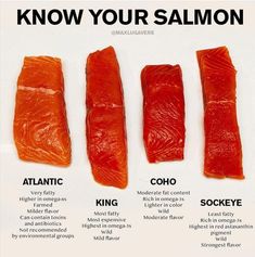 salmons are the most important food to eat for health and well - balanced living