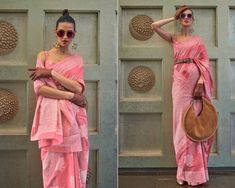 Lucknowi Saree, Drapping Saree, Saree Ready To Wear, Traditional Party Wear, Sarees For Women, Party Wear Saree, Vintage Sari, Wear Saree, Vintage Saris