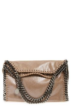 Stella McCartney 'Mini Falabella' Faux Leather Crossbody Bag available at #Nordstrom Slouchy Bag, Compact Bag, Stockholm Style, City Bag, Pink Leopard, Womens Crossbody Bag, Branded Bags, Clutch Handbag