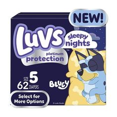 luvs sleepy nights protection diapers for boys, size 5 - 12kg