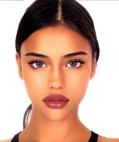 Ivana Santacruz, Straight Eyebrows, Dark Eyebrows, Cute Makeup Looks, Beauty Goals, Natural Makeup Looks, Looks Chic, Pretty Makeup, Cute Makeup