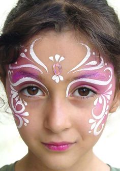 Face Painting Ideas for Beginners | Temporary Tattoo Ideas Princess Face Painting, Professional Face Paint