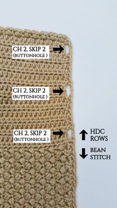 the instructions for crocheted dishcloths are shown in this diagram, which shows how to knit them