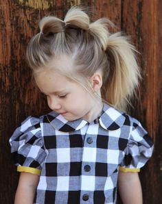 Best And Easy Hairstyles For Toddler Girls: If you are confused about the right hairstyle for your baby, take a pick of the cute toddler girl hairstyles listed here! Kindergarten Prom, Kindergarten Hairstyles, Simples Hairstyles, Super Cute Hairstyles, Hairstyles Girl, Toddler Craft, Toddler Hairstyles, Hairstyles Kids