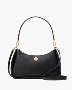 Kayla Small Convertible Shoulder Bag | Kate Spade Outlet Classic Kate Spade Shoulder Bag With Adjustable Strap, Kate Spade Classic Bag For On-the-go, Classic Kate Spade Shoulder Bag With Detachable Handle, Classic Kate Spade Bag For On-the-go, Kate Spade Classic Bag For Everyday Use, Kate Spade Handheld Travel Shoulder Bag, Kate Spade Handheld Shoulder Bag, Classic Kate Spade Bag, Kate Spade Outlet