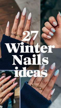 Elevate your winter style with these cute winter nails Explore a range of ideas including short gel designs acrylic almond shapes and simple art in stunning colors White and red tones add a cozy winter vibe while acrylic short designs offer a sleek look Try acrylic short white nails for a touch of elegance These 2024-2025 nail trends include easy-to-apply designs for both long and short nails Get inspired by these winter nail designs to keep your look stylish all season! Winter Nails Simple Acrylic, Blue Nail Designs Winter, Winter Nails 2025 Trends, Fall Winter Nails 2024, Simple Almond Nails Winter, Nail Designs Trending Now 2024, Dip Powder Nails Winter 2024, Nail Trends Winter 2024, Acrylic Nails 2024 Trends