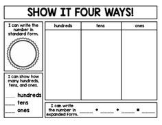 the four ways to write and draw numbers in this worksheet for kids, which includes