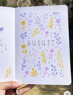 August 2024 Bullet Journal, August Bullet Journal Theme Ideas, August Spread Bullet Journal, August Book Journal Ideas, Colorful Bujo Theme, August Bullet Journal Cover Ideas, May Journal Spread, Bujo Themes Ideas, Simple Bujo Themes