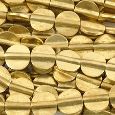 Quality Brass Beads Made in India. Shape: Flat RoundMetal Base: BrassColor: BronzeSize: 11x12x4mmHole Size: 1.5mmQuantity: 2 BeadsAll Sizes Approximate Cube Beads, Brass Beads, Buy Bead, Gold Circle, Beads Online, Metal Beads, How To Make Beads, Round Beads, Brass