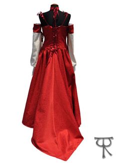 Malafiamma fantasy medieval renaissance dress by TheIronRing, €231.40 Red Fitted Medieval Costume Dress, Pin Up Dresses, Womens Costumes, Historical Costume, Women's Costumes, Victorian Fashion, Prom Dress, Victorian Dress, Pin Up