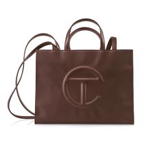 Never Used Tags Still Attached Hard To Get Bought From Telfar Website Comes With Plastic Bag And Dust Bag Telfar Brown, Telfar Bags, Branded Shopping Bags, Telfar Bag, Purple Backpack, Handbag For Women, Cotton Drawstring Bags, 2021 Fashion, Luxury Designer Handbags