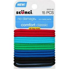 Scunci Hype Hair 15-pk 4 Mm N/d Elastics Size: 23 oz.  Color: Assorted.  Gender: female.  Age Group: adult. Hype Hair, Cloth Bags, Gender Female, Women's Accessories, Age Group, Bag Accessories, Bag Lady, Women Accessories, Elastic