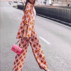 Printed Pajama Style Pants Only Set Xs Available Separate Listing Zara 2020, Pajama Style, Co Ords Outfits, Printed Pajama, Stile Hijab, Trendy Dress Outfits, Coconut Girl, Fashionista Clothes, Indian Designer Outfits