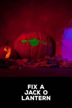 How Do You Fix a Jack-o-lantern Rotten Fruit, Halloween Night, Old Ones