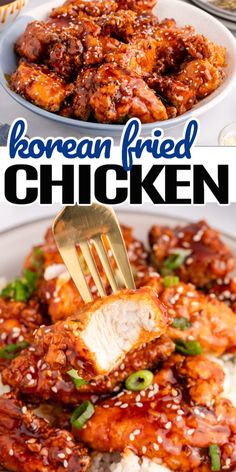 this korean fried chicken recipe is delicious and easy to make