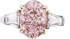 Diamond House, Diamond Solitaire Ring, Expensive Jewelry, Fancy Color Diamonds, Diamond Solitaire Rings, Dream Jewelry, Baguette Diamond, 2 Carat, Pink Diamond