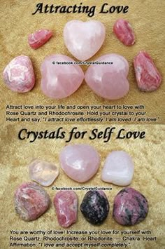 Crystals For Self Love, Attracting Love, Love Crystals, The Crystals, Attract Love, The Emotions