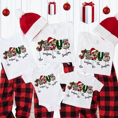 An awesome Family Christmas 2023 Jesus Shirts, Christmas Christian Clothing.  A Family Christmas Making Memories Christmas Family Shirt,  a perfect Christmas Gifts ▪︎Our awesome family match christmas Tshirt is avaliable in different sizes from adult size to newborn. Celebrate the festive season in style with our Family Match Christmas Tshirt! This t-shirt features a fun and festive design that is perfect for the whole family. Available in a range of sizes from newborn to adult, everyone can joi Christian Christmas Tshirt, Christmas Christian, Christmas Family Shirt, Catholic Crafts, Christmas Jammies, Christmas Shirts For Kids, Christian Tshirt, Christmas Tshirt, Jesus Tshirts