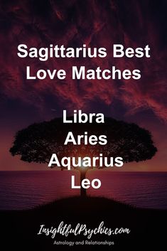 the words sagitaruus best love matches libra aris aquarius leo