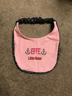 Personalized Dog Drool Bib, CUSTOM NAME, Choose Terry Color, Saliva Bib | eBay Personalized Dog, Little Sisters, Dog Person