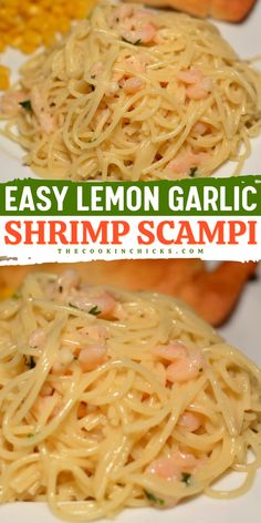 Savor the flavors of Easy Lemon Garlic Shrimp Scampi, the perfect healthy dinner idea! This dish combines shrimp, lemon, Parmesan cheese, and angel hair pasta, all tossed in a buttery garlic sauce. Quick, budget-friendly, and family-approved, it's a simple yet delicious dinner everyone will love!