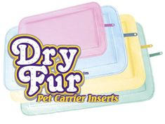 the dry fur pet carrier inserts are pink and blue