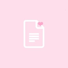 a pink background with a heart on top of a piece of paper and the word love is