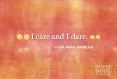 an orange and yellow background with a quote from dr maya angelou on it that says, when you get, give, when you learn, teach