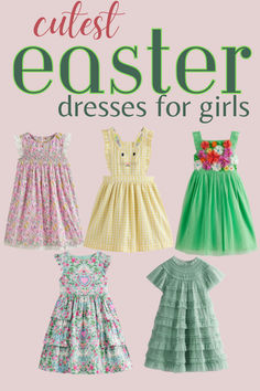 Get ready for Easter with adorable dresses for girls! 🐰 Explore our collection of Easter outfits perfect for your little one's spring celebrations. From classic smocked designs to modern floral patterns, we have something for every style. Perfect for twirling, these dresses are a must-have for any spring occasion Easter Dresses For Girls, Adorable Dresses, Easter Dresses, Dresses For Kids, Girls Easter Dresses, Spring Celebration, Dresses For Girls, Easter Outfit, Easter Dress