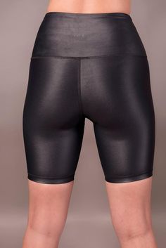 High-rise liquid leggings in black | YUCO Satin Leggings, Wet Leggings, Chest Binder, Shiny Shorts, Brisbane Lions, Squat Proof Leggings, Corset Training, Shapewear For Women, Men In Heels