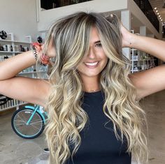 Blonde Hair With Highlights, Brunette To Blonde, Brunette Hair, Blonde Hair Color, Brunette Hair Color, Hair Inspo, Balayage, Blonde Hair, Lashes