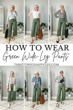 Mail - Julie Ake - Outlook Green Wide Leg Pants Outfit, Olive Pants Outfit, Olive Green Pants Outfit, Green Wide Leg Pants, Green Linen Pants, Mode Ab 50, Green Pants Outfit, Culotte Style, House Florida