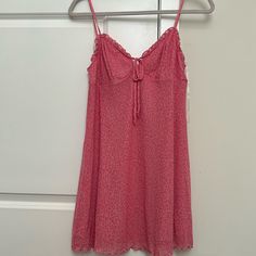 Brand New Pink Ae Babydoll Mini Mesh Dress. Never Worn, With Tags. Light Mesh Material With Lining Underneath. Adjustable Straps. Lettuce-Edge Hem. 92% Polyester, 8% Elastane. Pink Babydoll Dress, Mesh Material, Mesh Dress, American Eagle Outfitters, American Eagle, Baby Dolls, Mesh, Colorful Dresses, Brand New