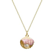 PRICES MAY VARY. 【Material】: Our delicate seashell pendant is made of high quality copper and plastic. The chain is gold plated stainless steel. Lead free, nickel free and hypoallergenic for your sensitive ears. 【Specs】: The clam shell pendant is about 0.6'' × 0.43''. Chain is about 17’’+2’’ long. The chain is sturdy with lobster claw clasp. Approx 0.24 ounce for each necklace. Lightweight and solid, won’t make your neck green. 【Seashell Jewelry!】The design of the small pendant is the pearl in t Shell Pendant Necklace, Green Seashell, Pink Seashell, Xoxo Jewelry, Grunge Jewelry, Preppy Jewelry, Seashell Pendants, Girls Beach, Denim Jewelry