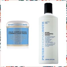 Peter Thomas Roth | Max Complexion Correction Pads Salicylic Acid Face Wash, Acne Clearing, Acid Peel, Peach Bellini, Peter Thomas Roth, Skin Care Clinic, Acne Marks