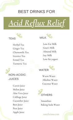 best drinks for acid reflux relief what to drink if you have acid reflux tea for acid reflux milk for acid reflux best juices for acid reflux Natural Remedies For Acid Reflux Adults, Gerd Breakfast, Vitamin Foods, Acid Reflux Smoothie, Gerd Diet Plan, Acid Reflex, Acid Reflux Diet Meals, Gerd Recipes, Licorice Tea