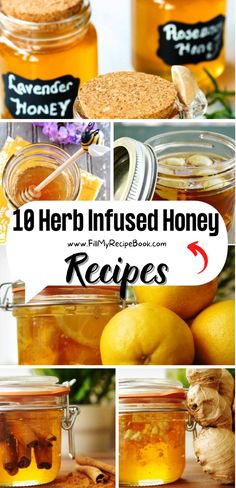 Pure honey infused with herbs for cooking and using for health drinks. Honey Remedies, Affordable Skin Care Routine