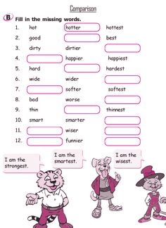 a worksheet with words and pictures on it