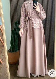 Gamis Lebaran Simple, Outfit Lebaran Simple, Lebaran Outfit, Dress Lebaran, Womens Trendy Dresses