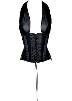 Black Bustier Top, Dolce And Gabbana Runway, Black Bustier, Bustier Top, Black Mesh, Look Fashion, Passion For Fashion, Tom Ford, Aesthetic Clothes