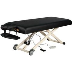 Electric Lift Massage Table | Black - 30' Width | SC-3000 by Sierra Comfort - The Sierra Comfort SC-3000 Electric Lift Massage Table offers ease of use and exceptional comfort to your valued clients. The motorized scissor-leg-design allows you to raise an Spa And Salon, Wellness Massage, Graduation Project, Table Frame