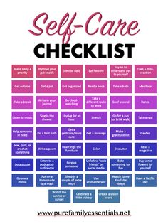 Self-Care Checklist Printable - Take care of yourself so that you can give more freely to others! | Pure Family Essentials | Health & Wellness Wellness Essentials, Definition Of Self, Beauty Routine Checklist, Self Care Checklist, Caring Meaning, Checklist Printable, Mental And Physical Health, Gratitude List, Happiness Challenge