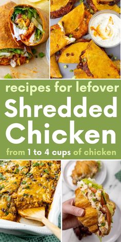 I give you 12 recipe great for leftover rotisserie chicken. I have a section for 1 cup, 2 cups, 3 cups, and 4 cups of leftover shredded chicken. There are Mexican and lunch meal ideas to choose from. Healthy Leftover Rotisserie Chicken, What To Do With Leftover Fried Chicken, Things To Do With Shredded Chicken, Rotessiere Chicken Recipes, Rotessiere Chicken Recipes Leftover, Leftover Shredded Chicken Recipes, Leftover Shredded Chicken Recipe, Recipe With Shredded Chicken, Lunch Meal Ideas