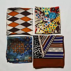 "La \"blind box\" contiene fazzoletti, foulard, stole vintage in seta (qualche volta cotone e lana) a un prezzo scontato. I foulard presentano alcuni difetti (macchie/fili tirati/ piccoli buchi ...) Possono essere firmati e non. (A volte contengono preziose sorpese ;)). La combinazione dei foulard non è modificabile." Multicolor Rectangular Pocket Square For Gift, Vintage Silk Scarf For Formal Occasions, Formal Rectangular Silk Scarf, Vintage Square Scarves As Gifts, Vintage Square Scarves For Gift, Vintage Square Scarves As Gift, Vintage Multicolor Silk Scarf For Formal Occasions, Vintage Square Scarf Gift, Vintage Rectangular Silk Scarf As Gift