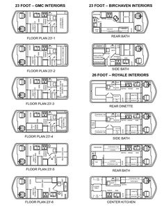 the floor plan for a houseboat that has two floors and three levels, with different rooms