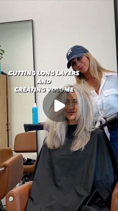 Trim Face Framing Layers, Long Layered Hair Videos, Hair Cut Layer Oval, How To Face Framing Layers, Styling Layered Hair Tutorial, High Volume Haircut, How To Fix Layered Hair Tutorials, Haircuts To Create Volume, How To Do A Shag Haircut