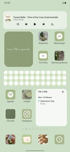 how to make your phone aesthetic, cute homescreen- green theme(youtube channel-yov) Iphone Aesthetics Ideas, Good Phone Themes, Themes For Phone Wallpaper, How To Aesthetic Phone, Aesthetic Phone Decor, Making Phone Aesthetic, Different Phone Aesthetics, How To Make Your Phone Aesthetic Apps, How To Make You Phone Aesthetic