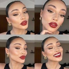 Lips Combo, Perfect Lipstick Shade, Eye Brows, Perfect Lipstick, Lipstick Shade, Fancy Makeup, Edgy Makeup