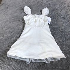 Knit Works White Dress! New With Tags! Never Worn! Kids' Dresses, Knit Dress, White Dress, Color White, Tags, Knitting, White, Dresses, Color