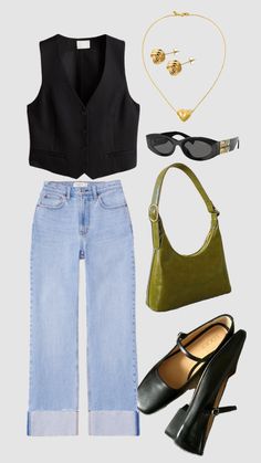 Summer Outfits Moodboard, Patio Outfit Summer, Summer Work Fits, Estilo Hippie, Casual Style Outfits, Lookbook Outfits, Look Chic, Outfits Casuales